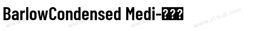 BarlowCondensed Medi字体转换
